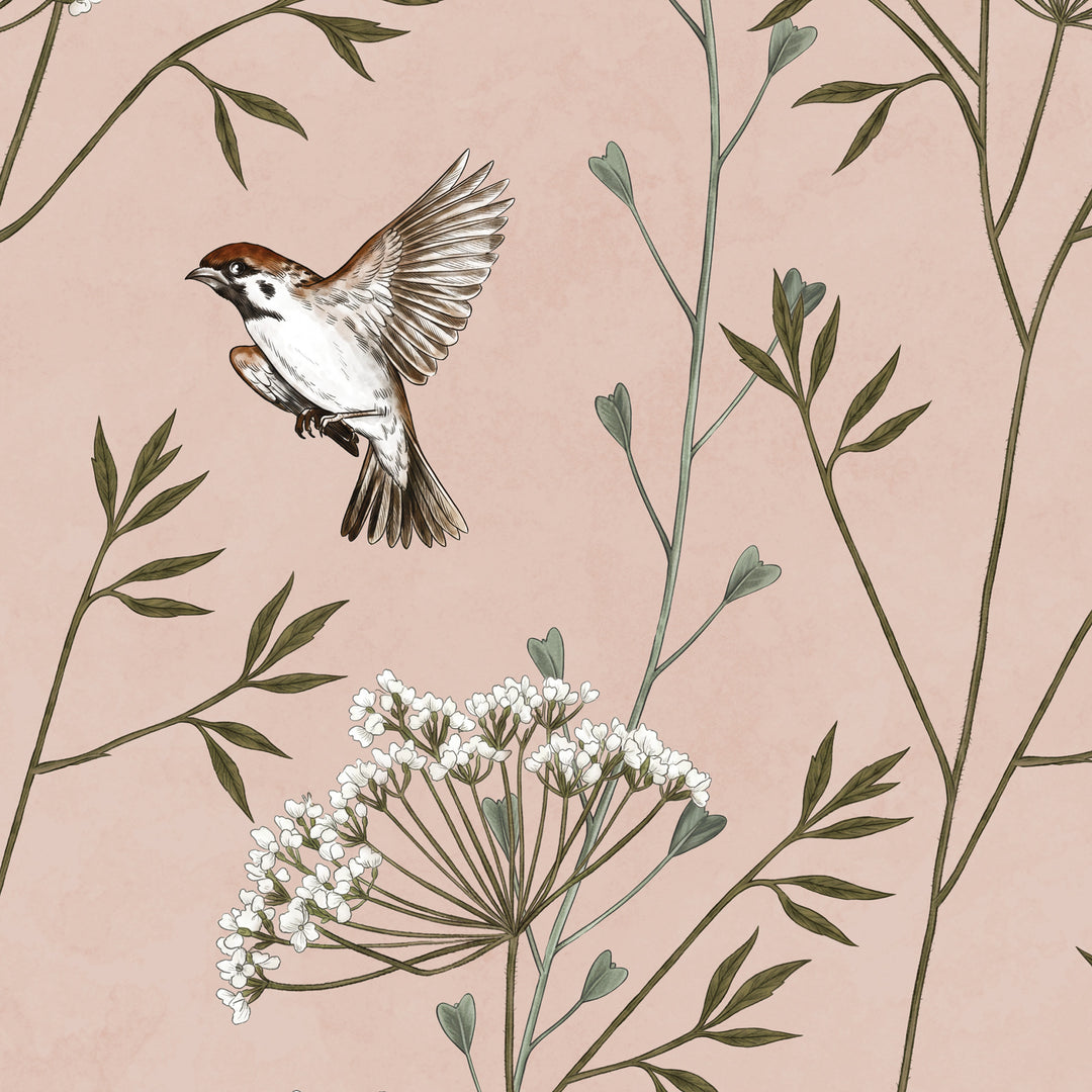 Whispering Thistle on Blush