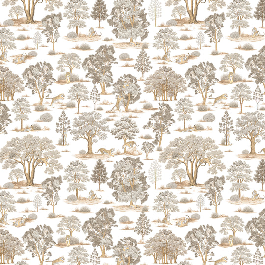 Tiger In The Woods - Beige
