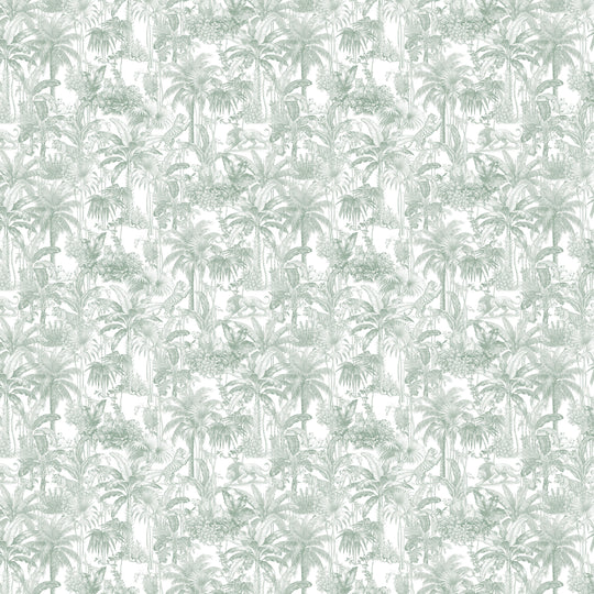 Jungle - Colonial Cats in Sage