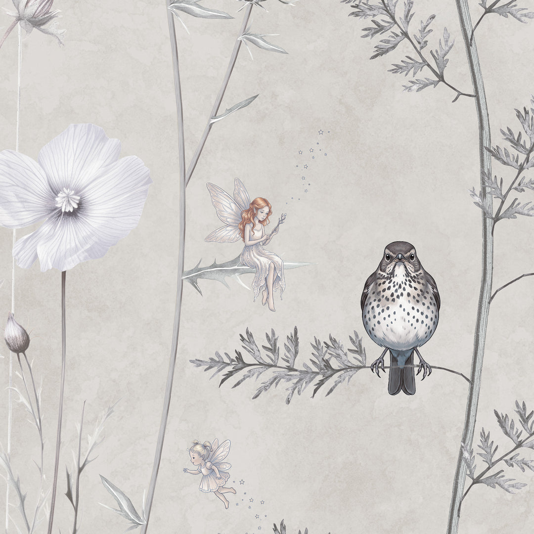 Whimsical Garden in Silver