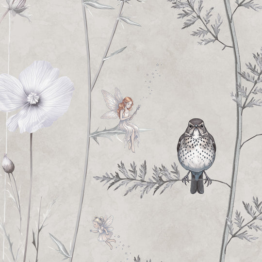 Whimsical Garden in Silver