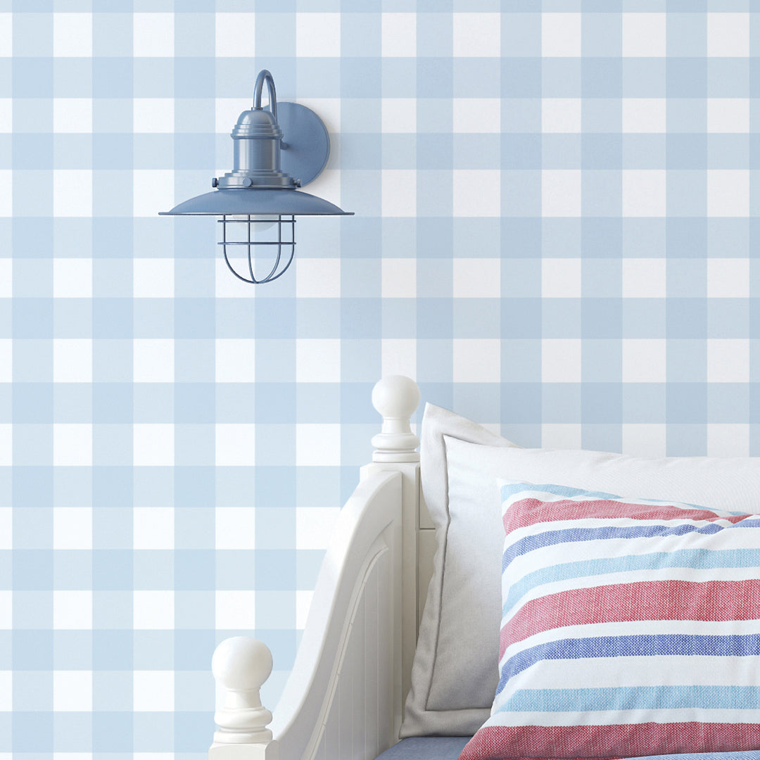 Gingham - Powder Blue