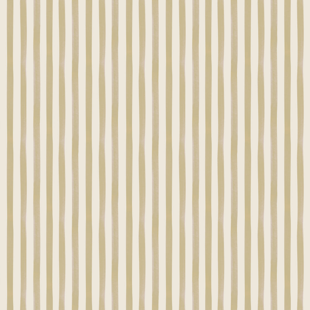 Watercolour Stripes - Mustard & Cream
