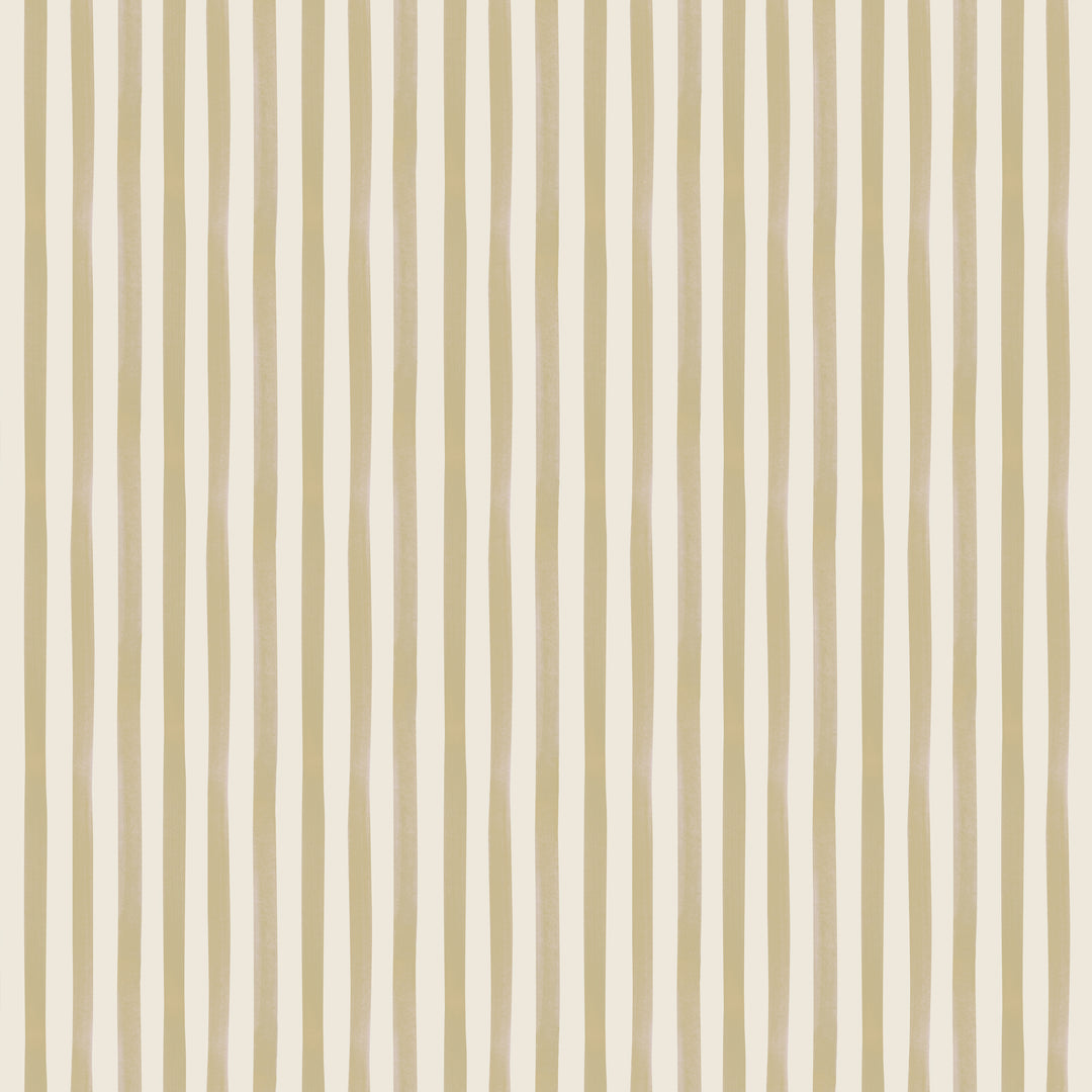 Watercolour Stripes - Mustard & Cream