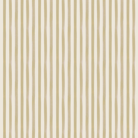 Watercolour Stripes - Mustard & Cream