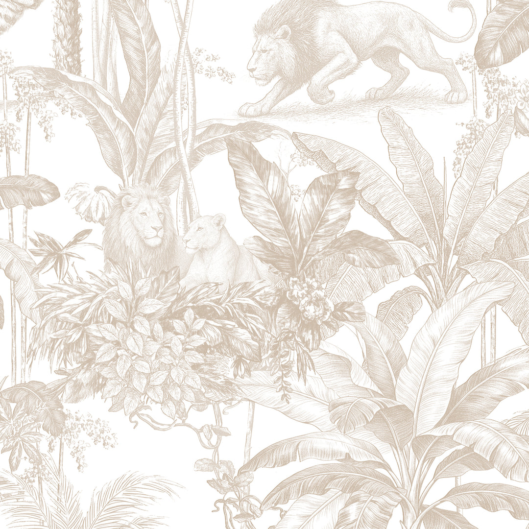 Jungle - Colonial Cats in Buff