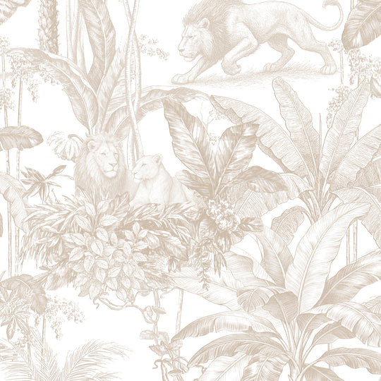 Jungle - Colonial Cats in Buff