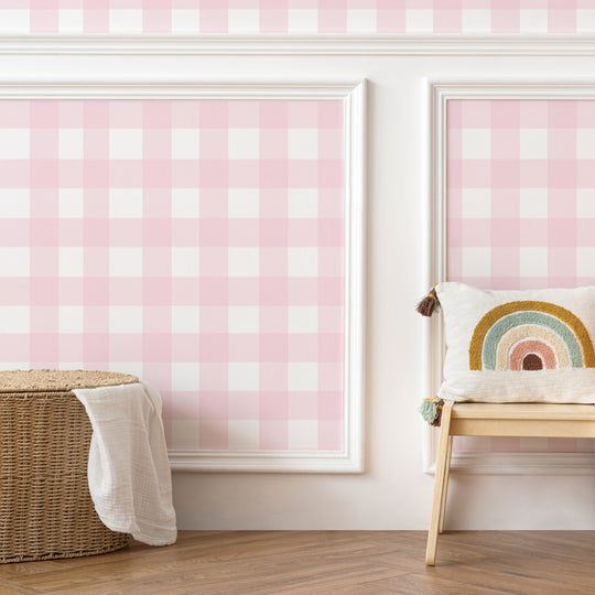 Gingham - Powder Pink