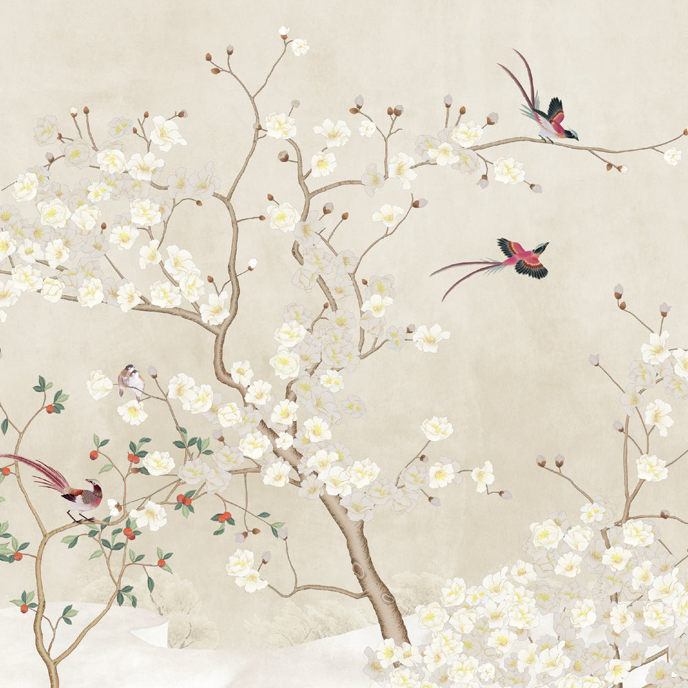 Avon Garden on Ivory