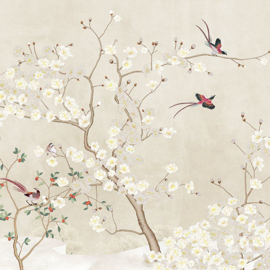 Avon Garden on Ivory