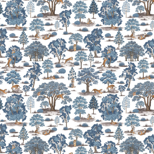 Tiger In The Woods - Blue