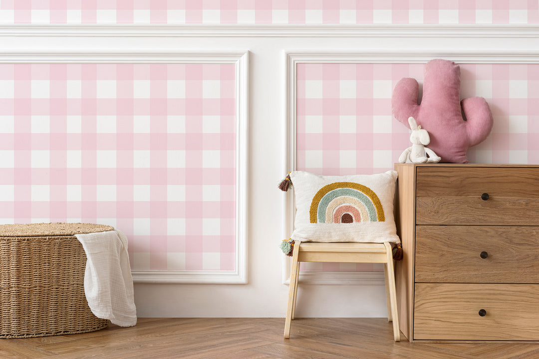 Gingham - Powder Pink