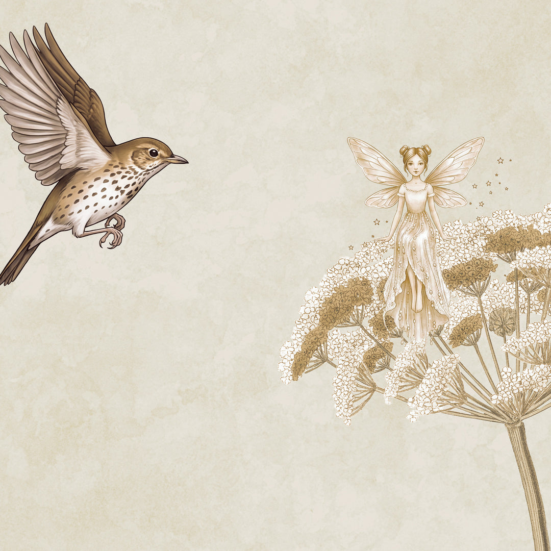 Whimsical Garden in Gold