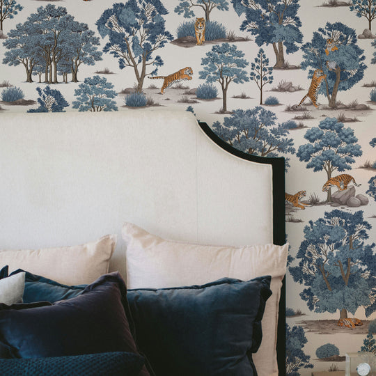 Tiger In The Woods - Blue