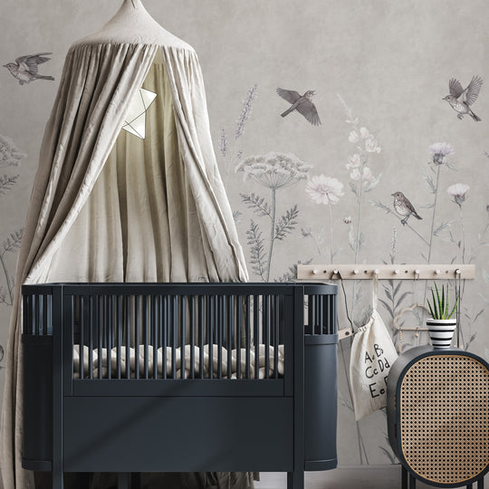 Whimsical Garden in Silver