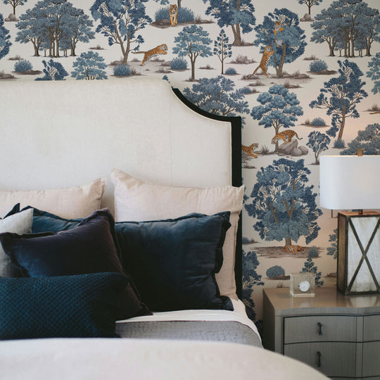 Tiger In The Woods - Blue