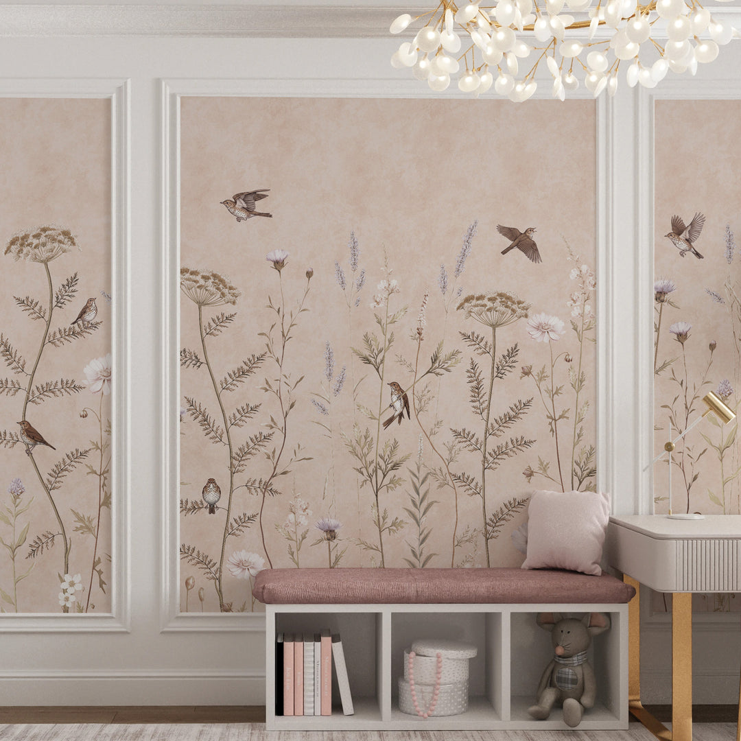 Whimsical Garden in Rose Gold