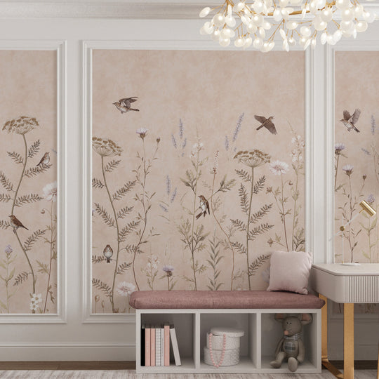 Whimsical Garden in Rose Gold