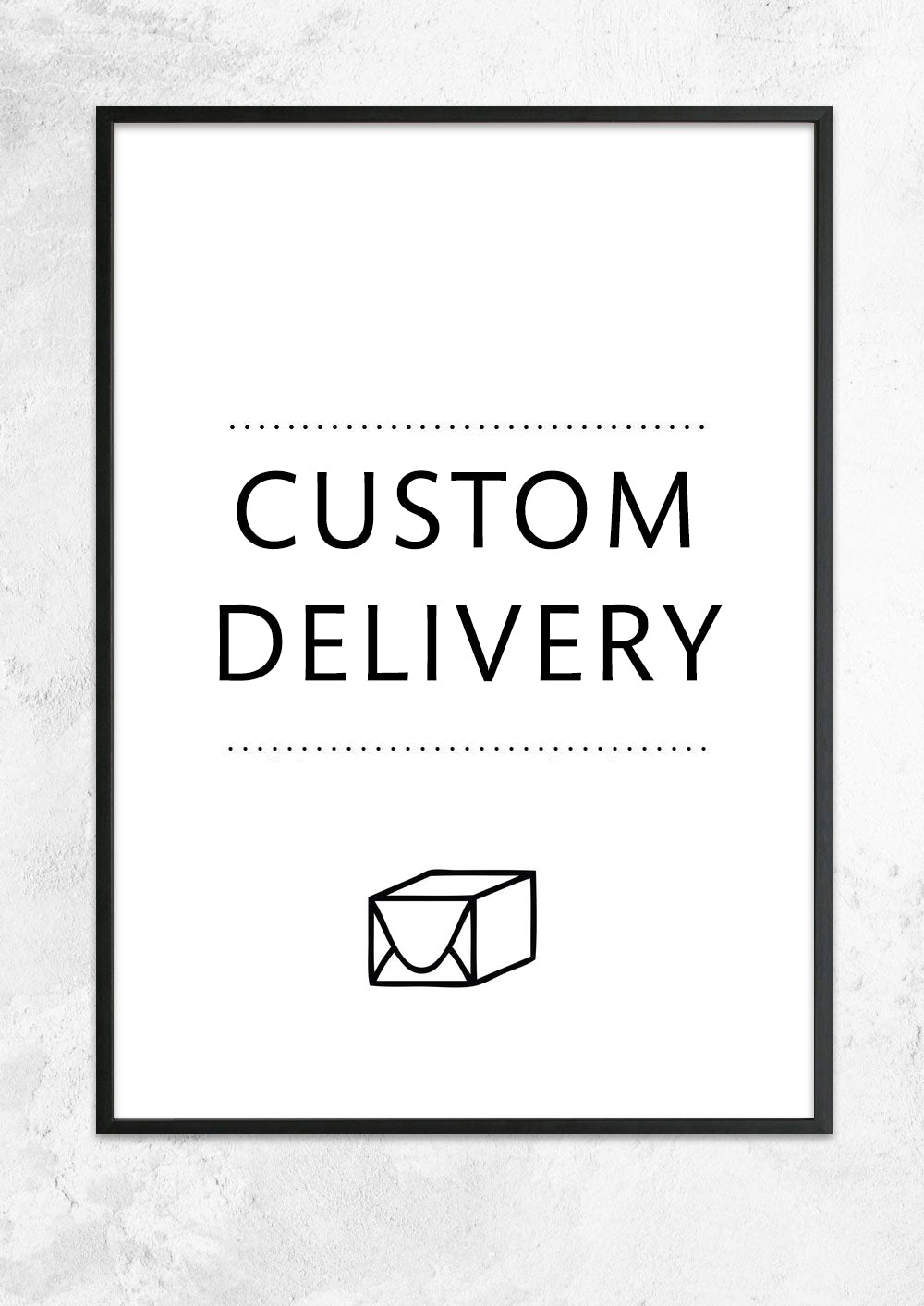 Custom Delivery Charge