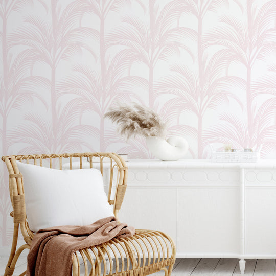 Palm Fans in Blush