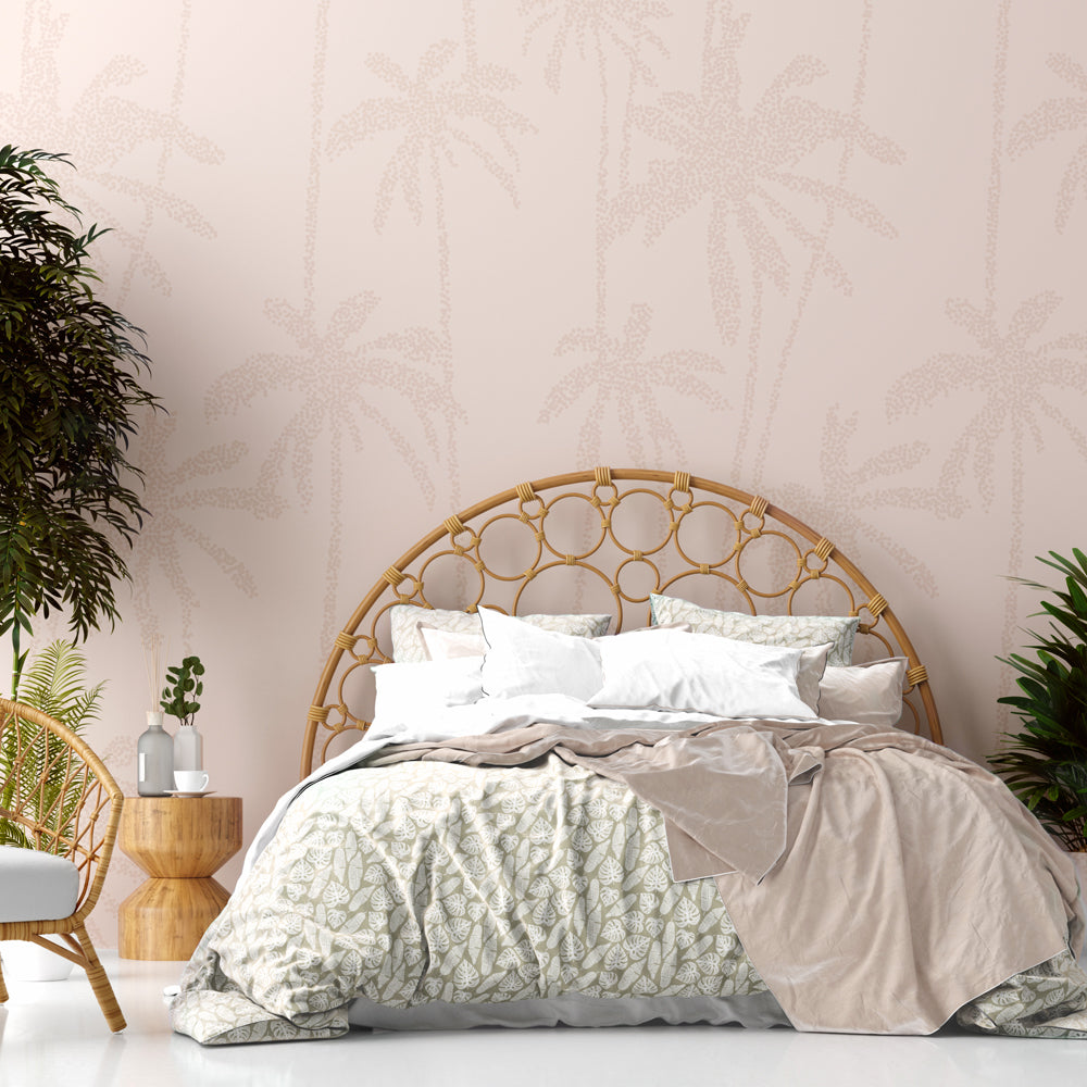 Mosaic Palms in Blush