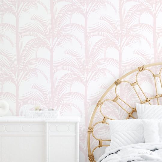 Palm Fans in Blush