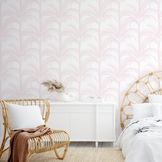 Palm Fans in Blush