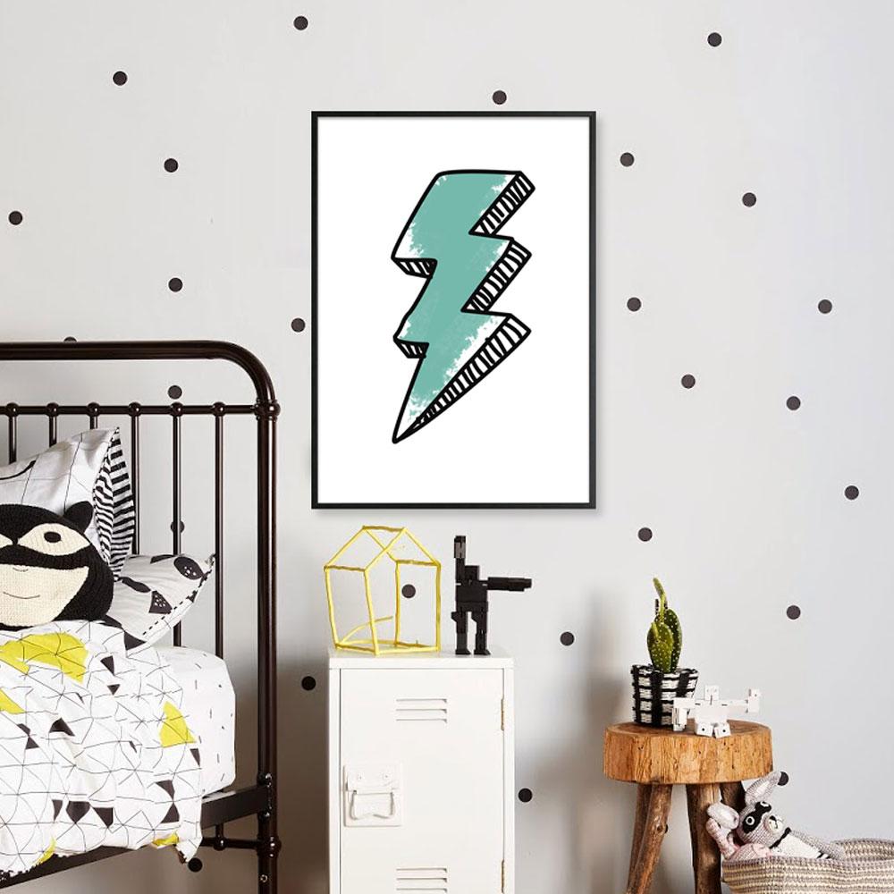 Lightning Bolt in Green