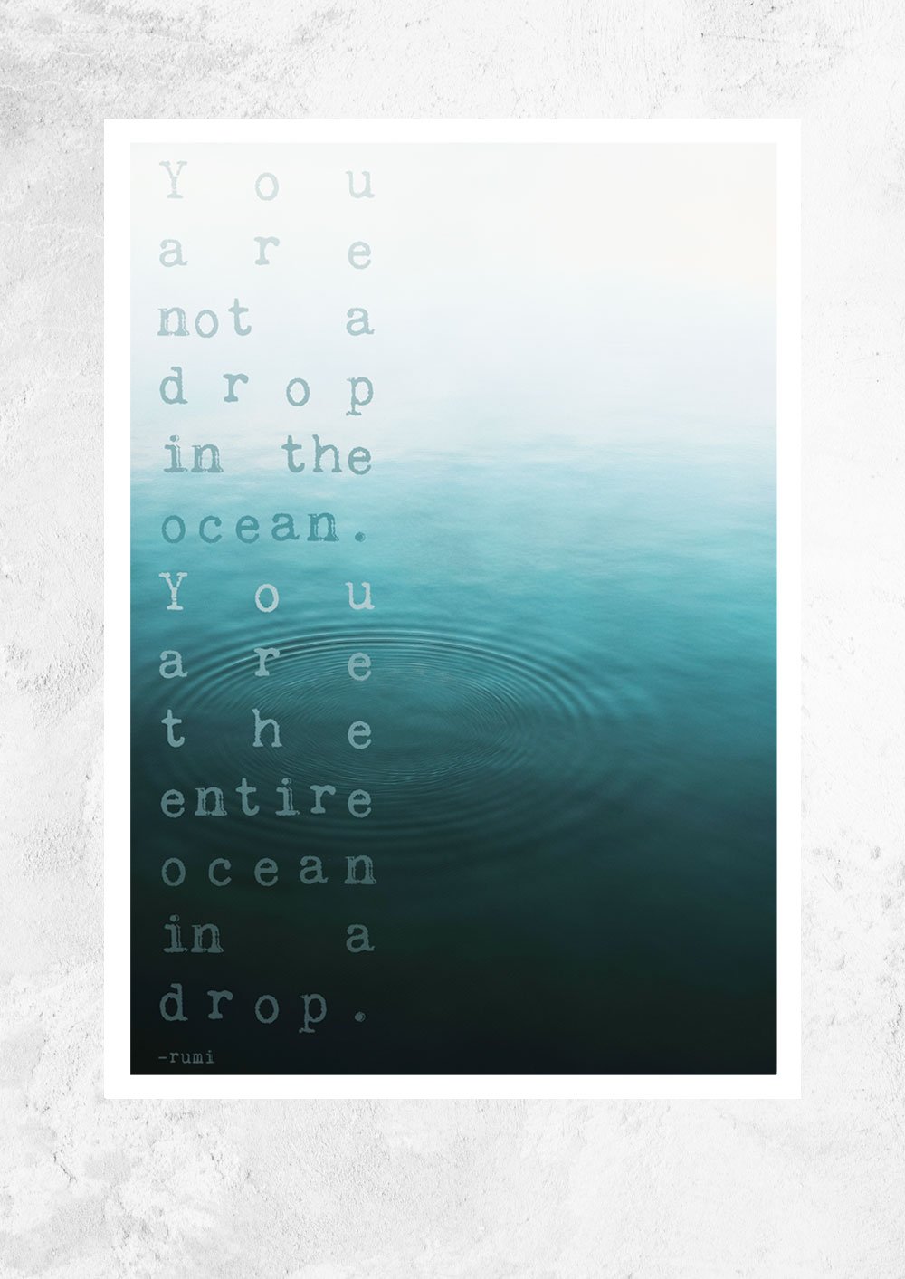 Rumi Ocean Drop