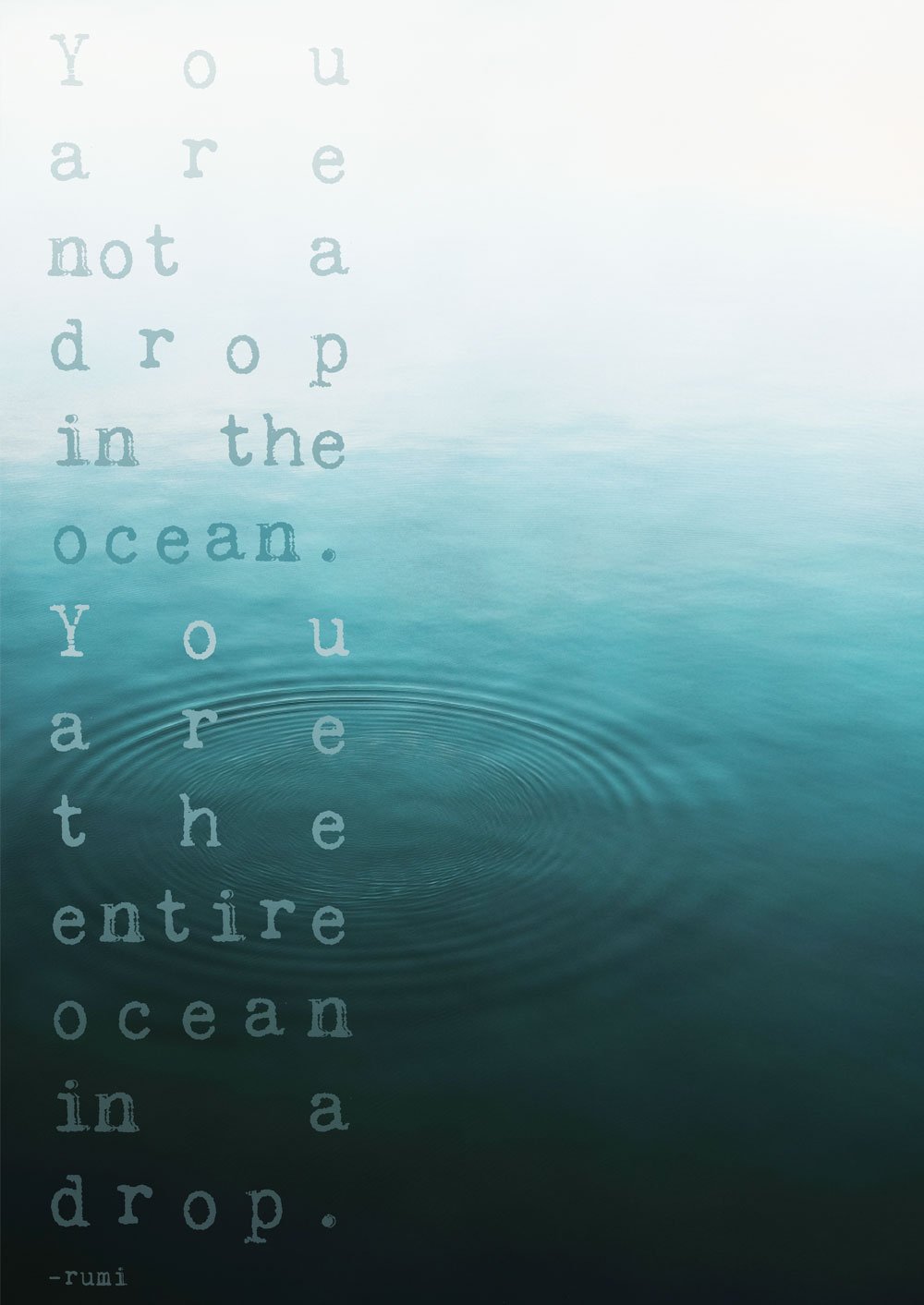 Rumi Ocean Drop